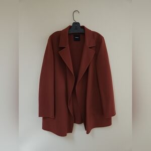 Rust Theory Wool Blend Coat